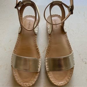 Soludos Cadiz Espadrille Sandal Gold 7.5